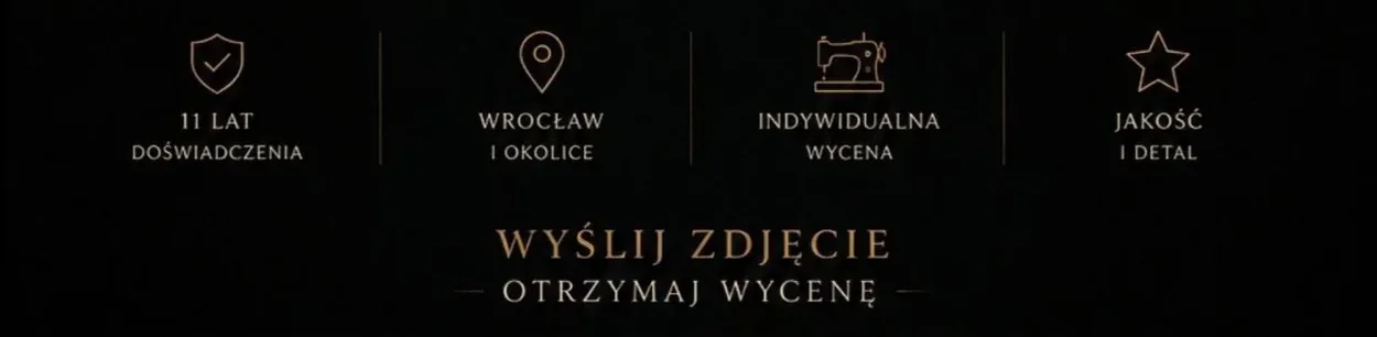 11 lat doświadczenia · Wrocław i okolice · Indywidualna wycena · Jakość i detal